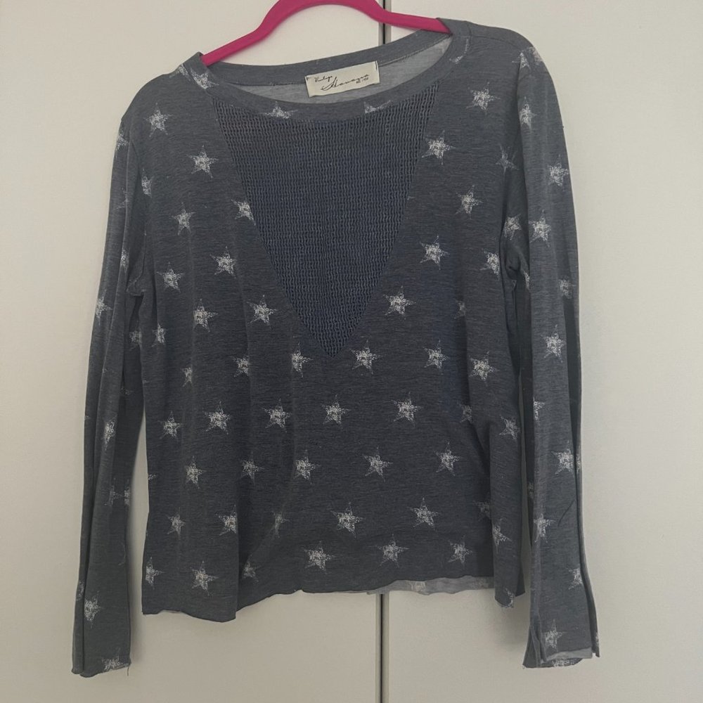 Vintage Havana Blue V Longsleeve